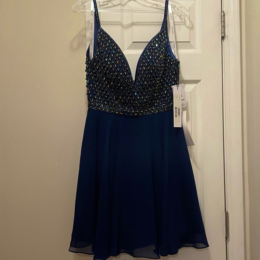 Navy blue homecoming dress